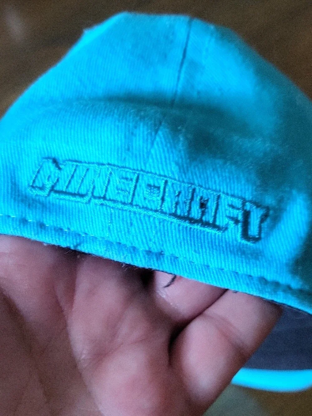 Kids Blue Minecraft Pickaxe Hat